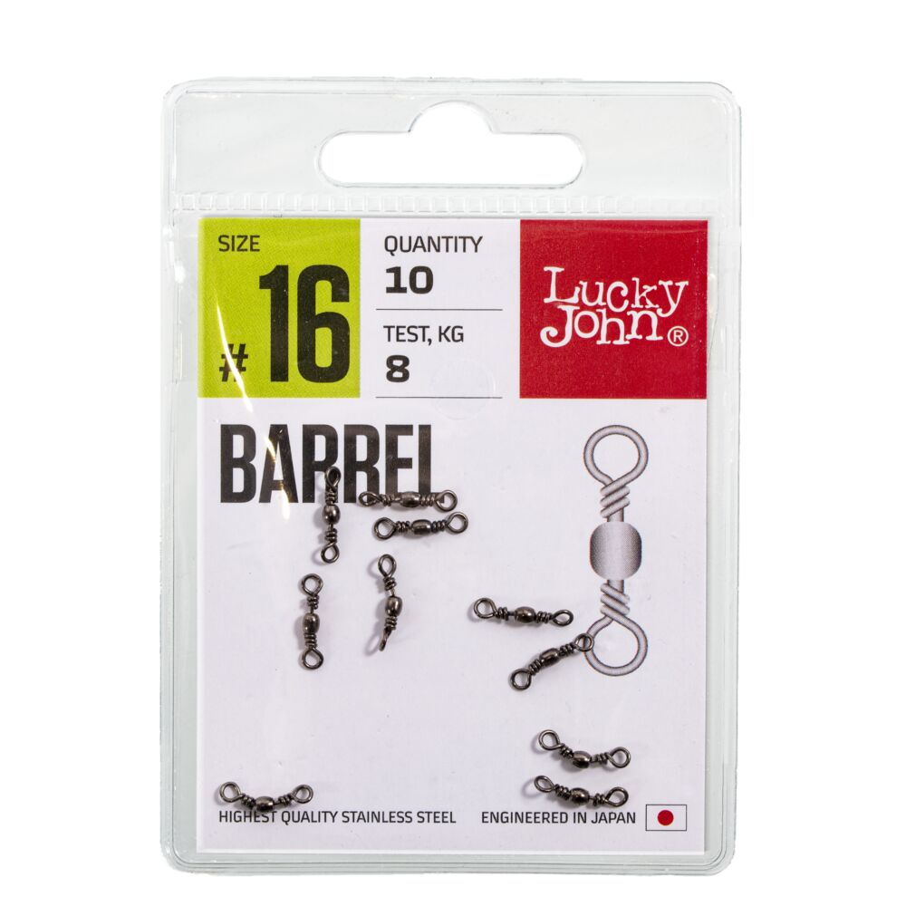 Вертлюги LJ Pro Series BARREL 016 10шт.