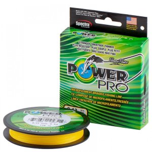 Шнур плетеный Power Pro 0,13mm 135m 8kg/18lb Hi-Vis Yellow