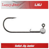 Джиг-головка Lucky John Goliat Jig Junior 05.0г кр.08/0 3шт. Джиг-головка Lucky John Goliat Jig Junior 05.0г кр.08/0 3шт.