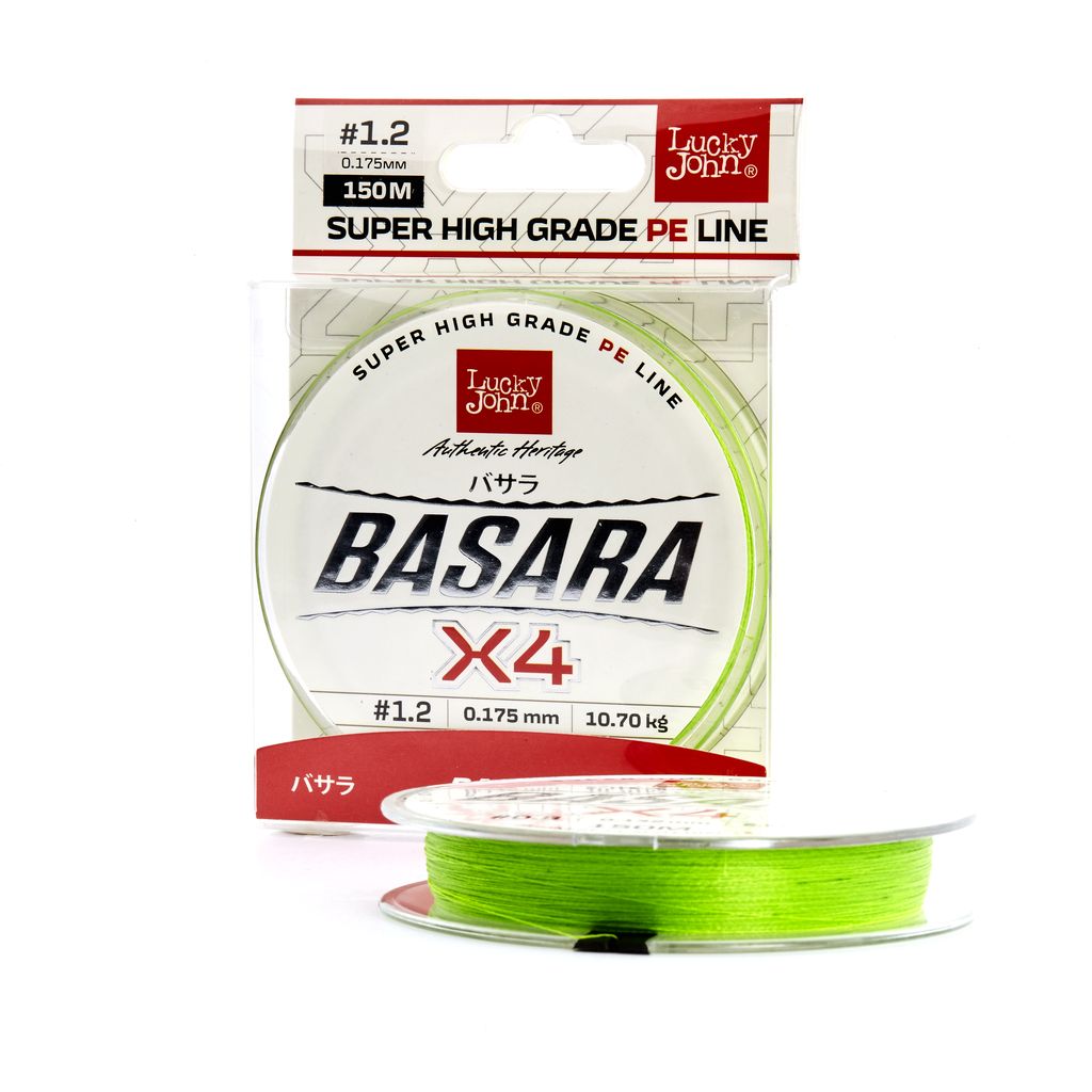 Леска плет. Lucky John BASARA Light Green 150/009 Леска плет. Lucky John BASARA Light Green 150/009