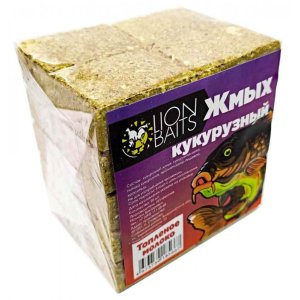Жмых кукурузный LION BAITS Макуха топленое молоко 20шт