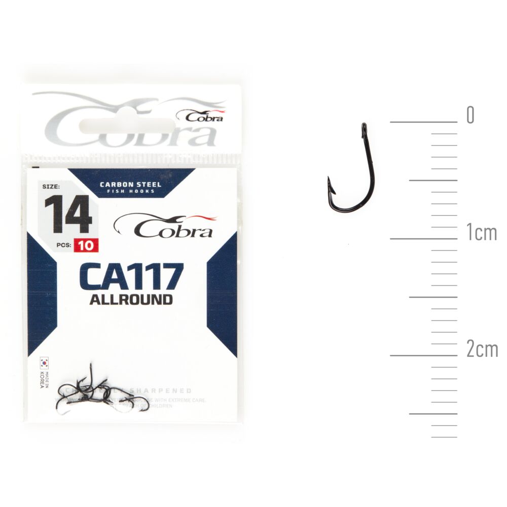 Крючки Cobra ALLROUND сер. CA117 Крючки Cobra ALLROUND сер. CA117
