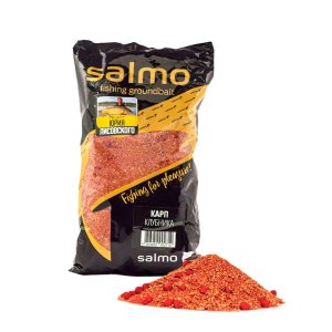 Прикормка рыболовная Salmo Карп клубника 1кг