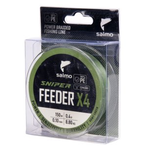 Леска плет. Salmo Sniper х4 FEEDER BRAID Army Green 150/010