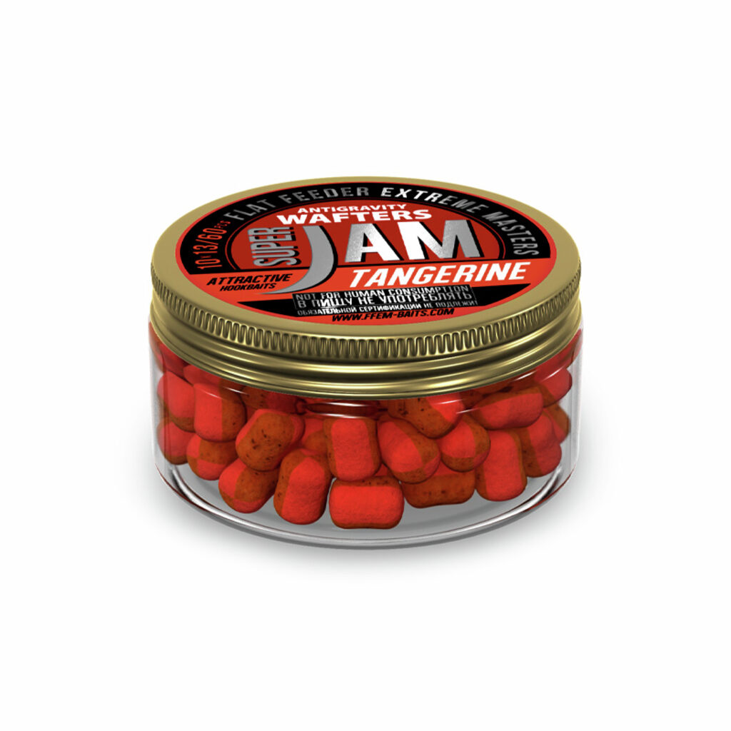 Насадочные бойлы FFEM Jam Wafters Tangerine 10x13 Насадочные бойлы FFEM Jam Wafters Tangerine 10x13