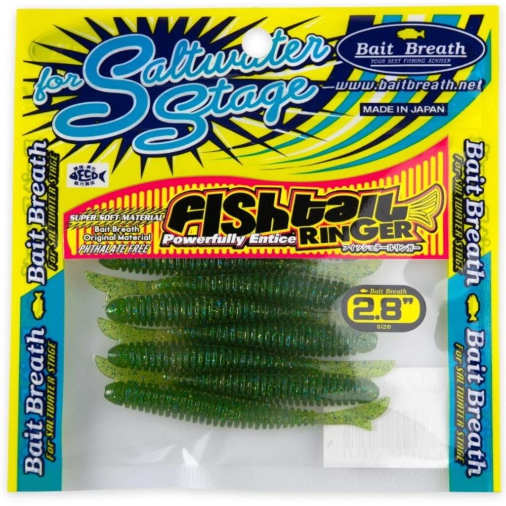 Приманка силиконовая Bait Breath U30 Fish Tail RINGER 2.8in (8шт)/S484 Приманка силиконовая Bait Breath U30 Fish Tail RINGER 2.8in (8шт)/S484