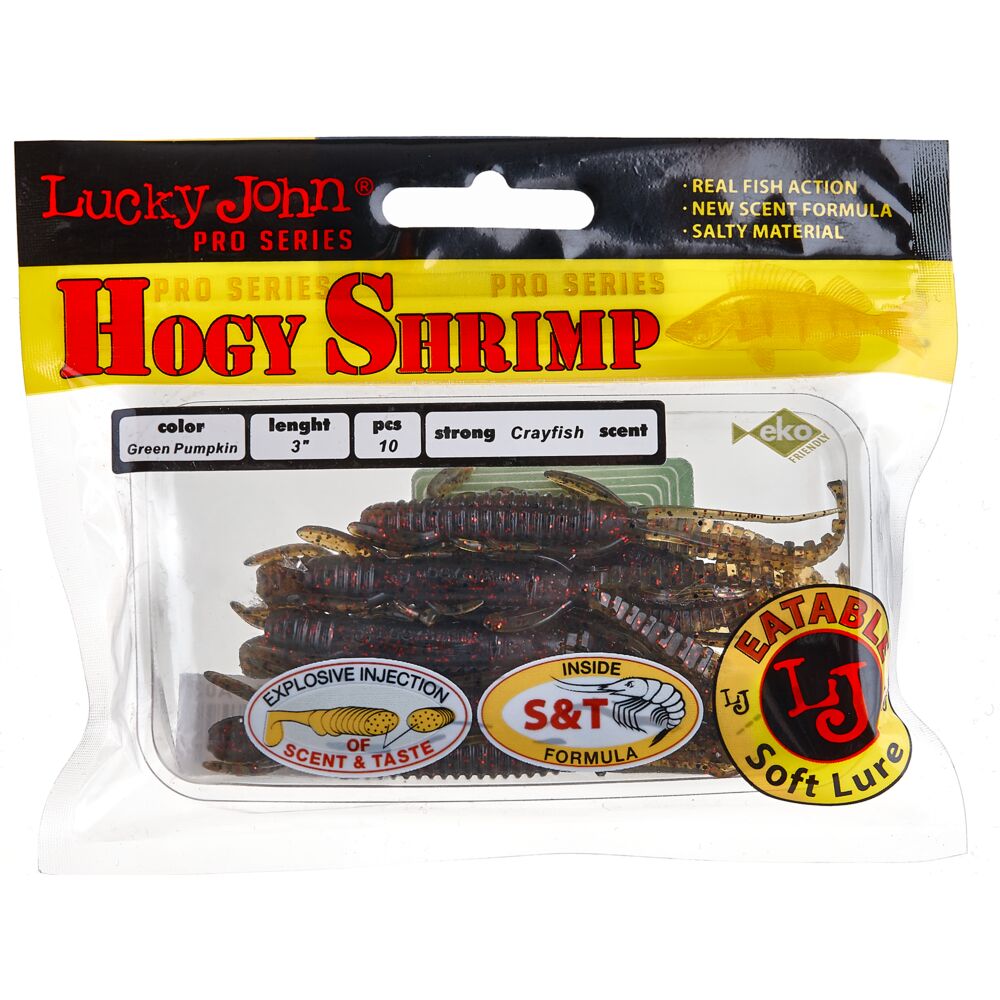 Виброхвосты съедобные искусственные LJ Pro Series HOGY SHRIMP 07.60/PA03 10шт. Виброхвосты съедобные искусственные LJ Pro Series HOGY SHRIMP 07.60/PA03 10шт.