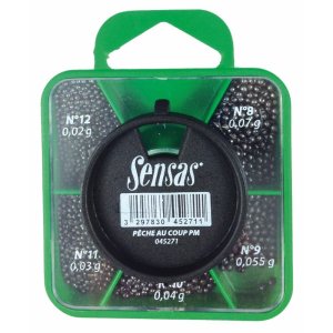 Грузила Sensas SHOT BOX 5 DIV. NORMAL SHOT SIZE 8-13