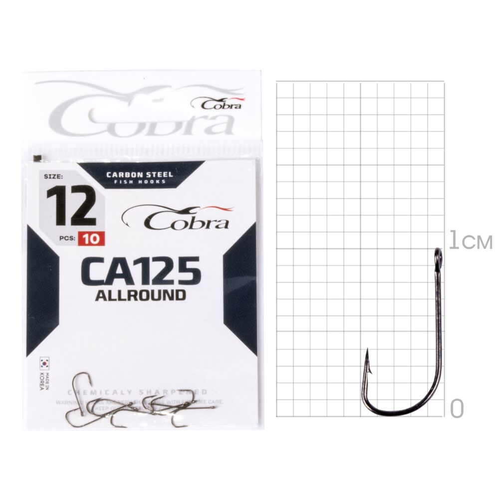 Крючки Cobra ALLROUND сер. CA125 Крючки Cobra ALLROUND сер. CA125
