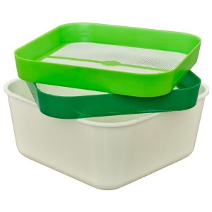 Емкость для Наживки с ситом Sensas Set Riddles + Box L