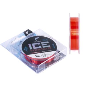 Леска моно. зим. Salmo Elite  ICE FORMULA Wine red 030/010