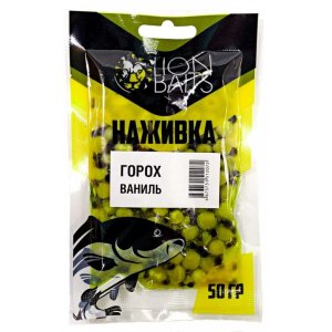 Горох насадочный Наживка LION BAITS Ваниль 50гр