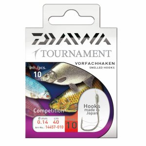 Крючок с поводком Daiwa TN Match/Comp.-H., 40 см, диам.0,10, Gr.16
