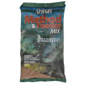 Прикормка Sensas 3000 METHOD Strawberry 1кг Прикормка Sensas 3000 METHOD Strawberry 1кг