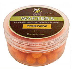 Бойлы нейтральной плавучести Wafters LION BAITS PEAR DROP Кислая груша 12мм 40гр