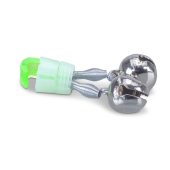 Бубенчик-сигнализатор поклёвки SAENGER Doppel Rutenglocke Fluo lose VE=50