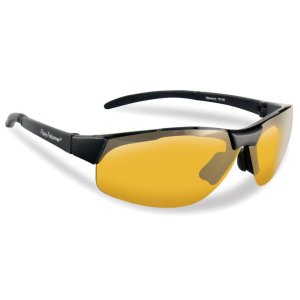 Очки поляризационные Flying Fisherman MAVERICK MATTE BLACK YELLOW-AMBER