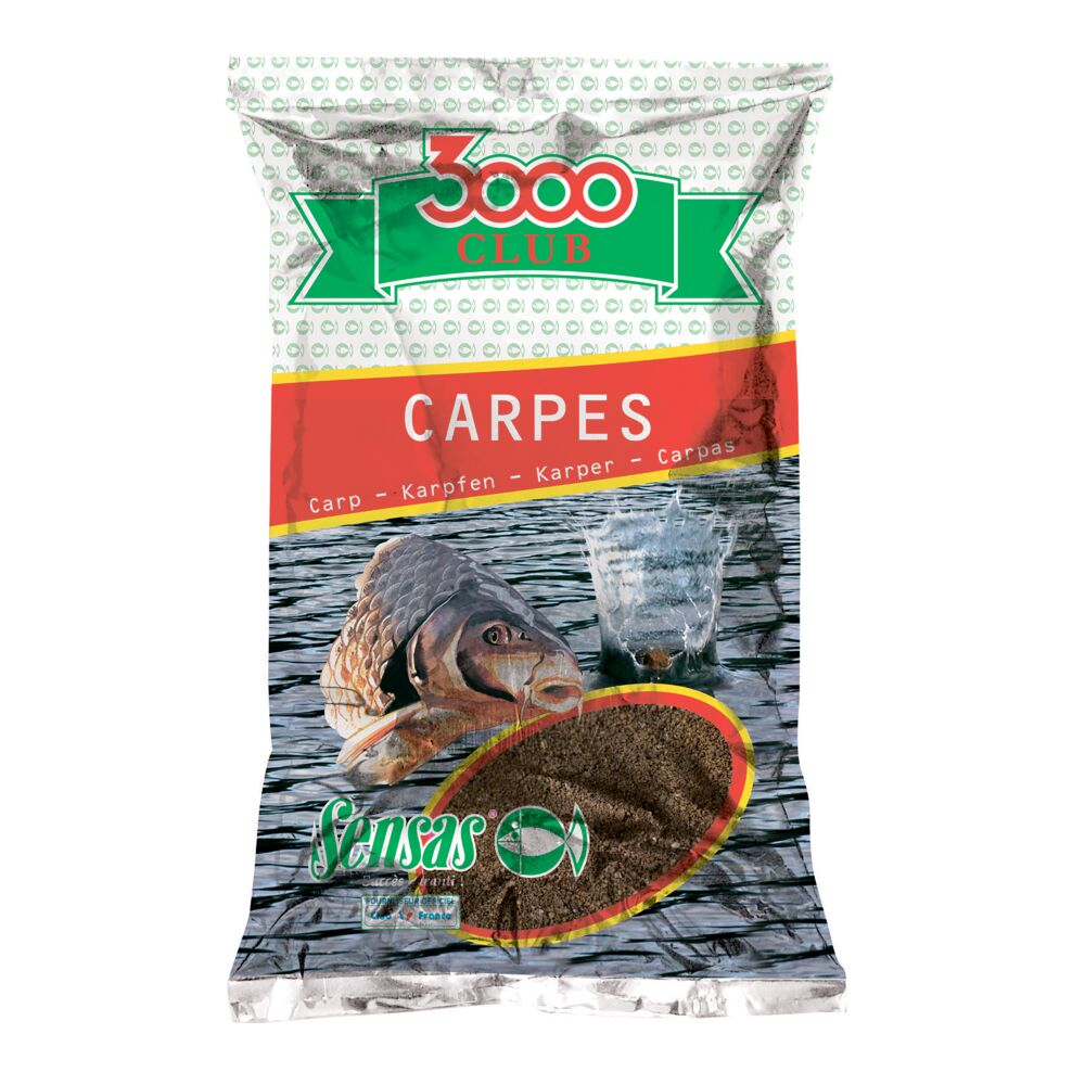 Прикормка Sensas 3000 Club CARP 1кг Прикормка Sensas 3000 Club CARP 1кг