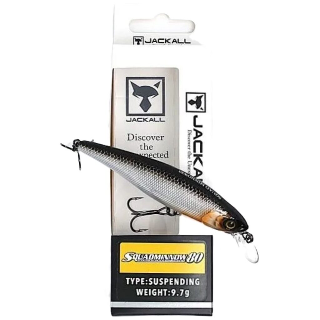 Воблер Jackall Squad Minnow 80 цв.hl silver black