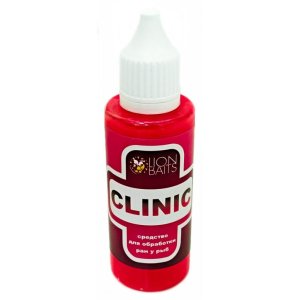 Средство для обработки ран рыбы Lion BAITS Clinic -100 мл (розовый цвет)