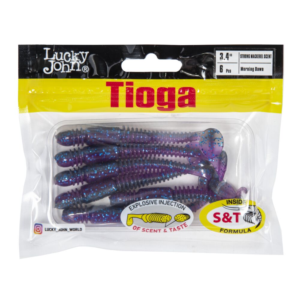 Виброхвосты съедоб. искусст. LJ Pro Series TIOGA 3.4in (08.64)/T91 6шт.