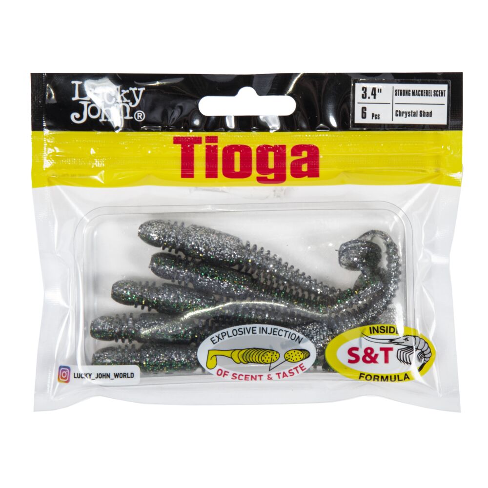Виброхвосты съедоб. искусст. LJ Pro Series TIOGA 3.4in (08.64)/Z11 6шт.