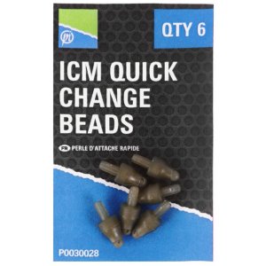 Стопоры рыболовные Preston ICM In-Line Quick Change Beads (6шт)