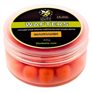 Бойлы нейтральной плавучести Wafters LION BAITS MANDARIN 14мм