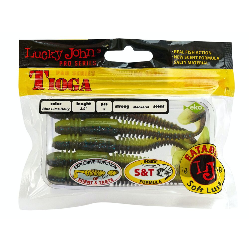 Виброхвосты съедоб. искусст. LJ Pro Series TIOGA 3.9in(10.00)/T53 5шт. Виброхвосты съедоб. искусст. LJ Pro Series TIOGA 3.9in(10.00)/T53 5шт.
