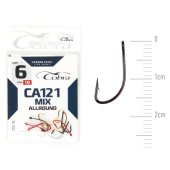 Крючки Cobra MIX сер. CA121MIX разм. 006 10шт. (C7515MIX) Крючки Cobra MIX сер. CA121MIX разм. 006 10шт. (C7515MIX)