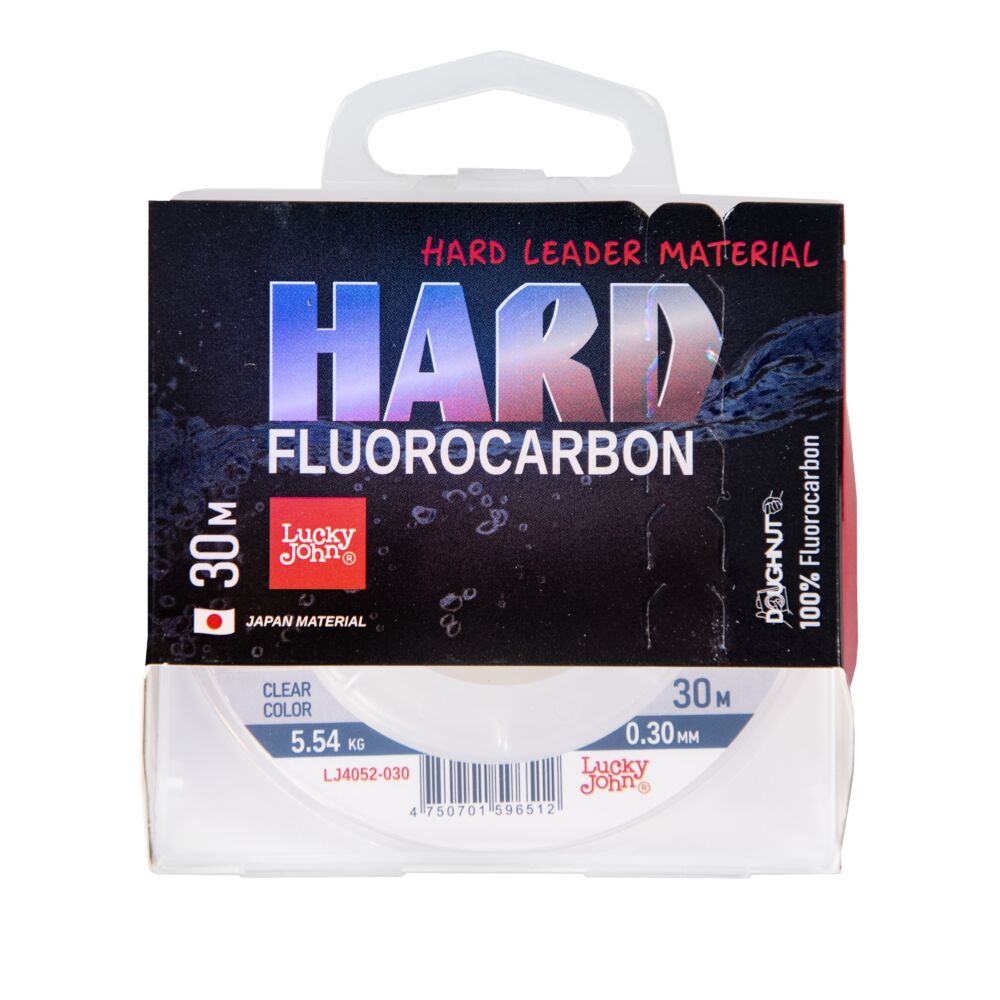 Леска моно. Lucky John FLUOROCARBON Hard 030/030