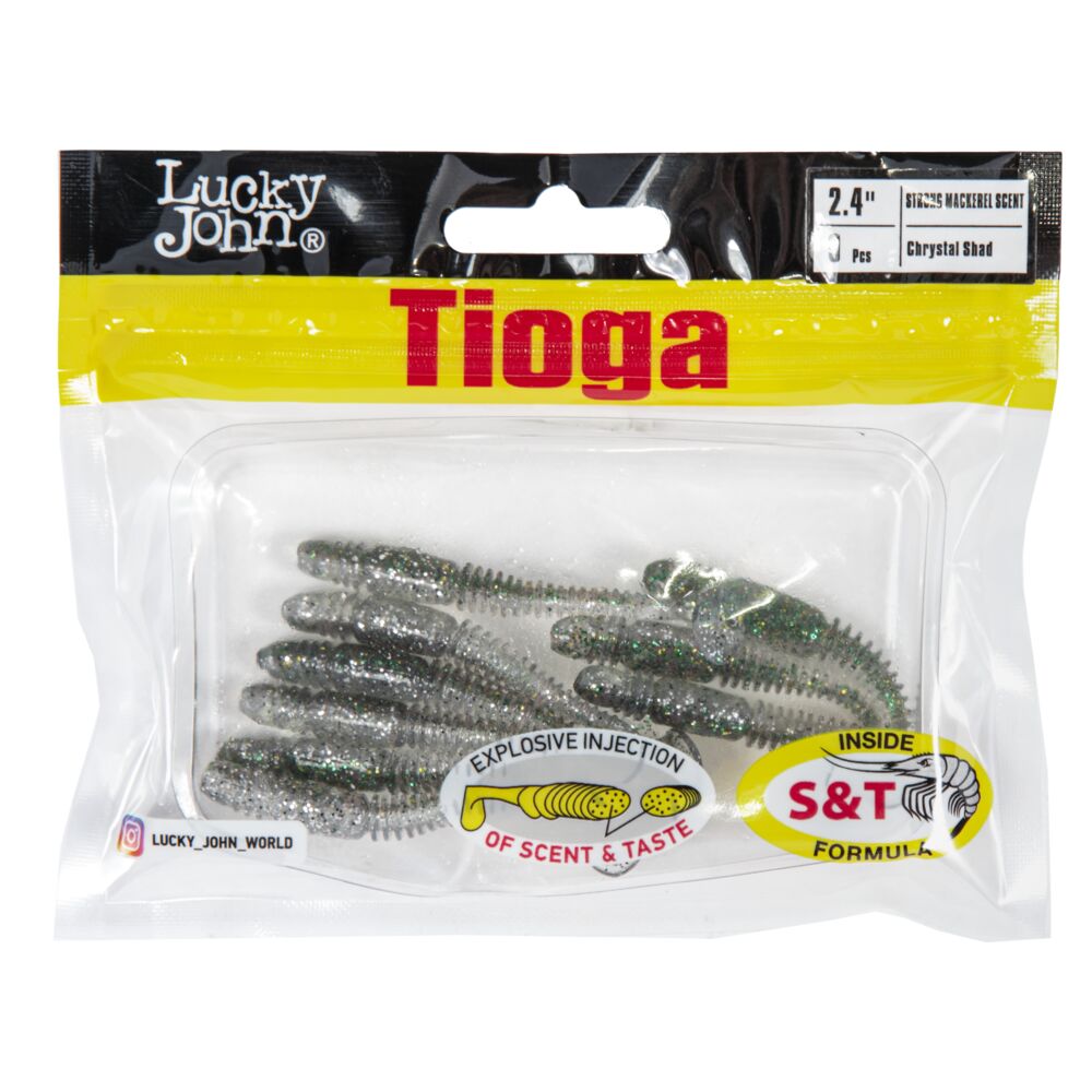 Виброхвосты съедоб. искусст. LJ Pro Series TIOGA 2.4in (06.20)/Z11 9шт.