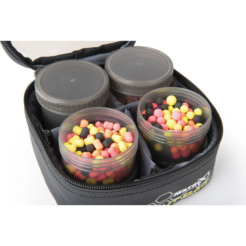 Набор емкостей для наживки Matrix Mini Bait Bag (inc 2x large pots / 4x small pots) Набор емкостей для наживки Matrix Mini Bait Bag (inc 2x large pots / 4x small pots)
