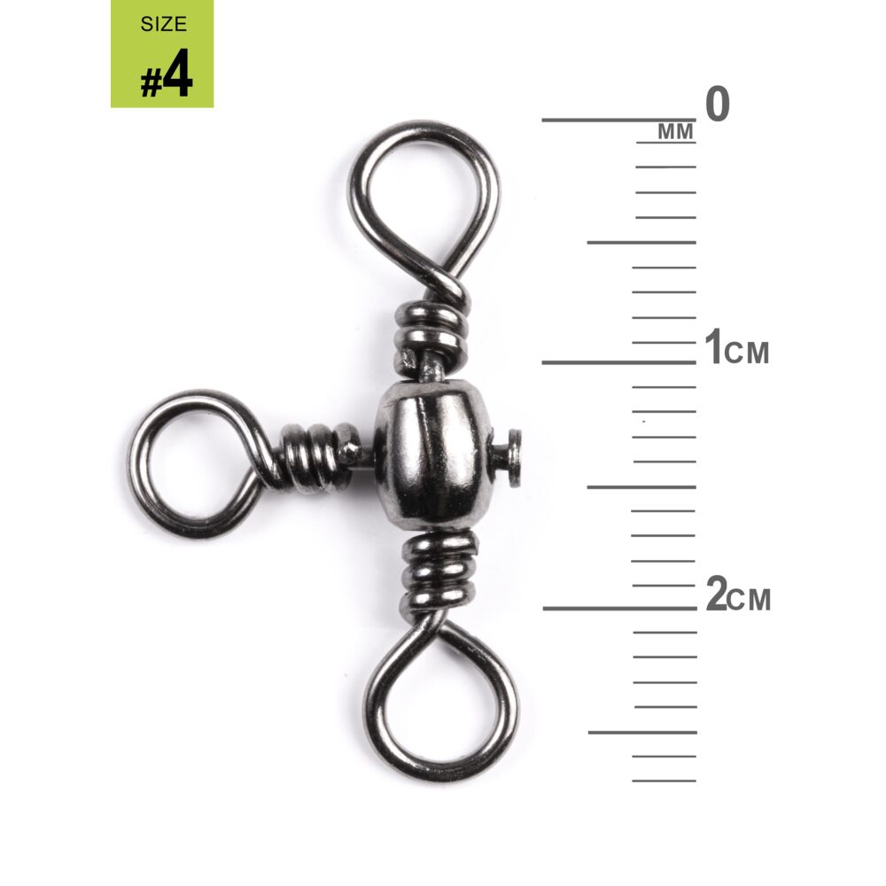 Вертлюги трехстор. LJ Pro Series CROSSLINE SWIVEL 004 6шт. Вертлюги трехстор. LJ Pro Series CROSSLINE SWIVEL 004 6шт.