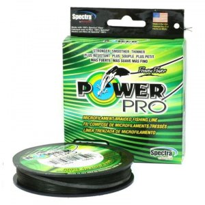 Шнур плетеный Power Pro 0,13mm 135m 8kg/18lb Moss Green