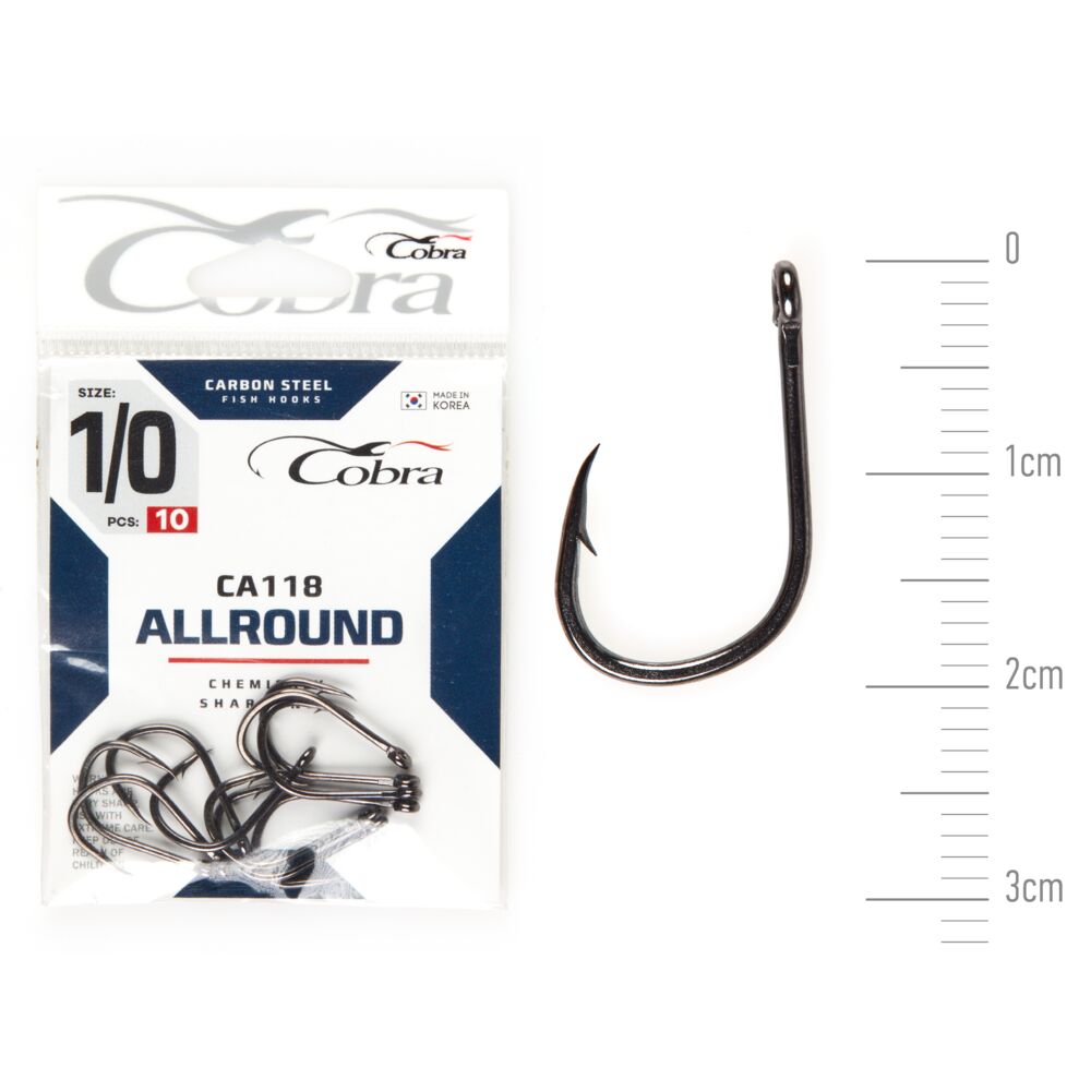 Крючки Cobra ALLROUND сер. CA118 Крючки Cobra ALLROUND сер. CA118