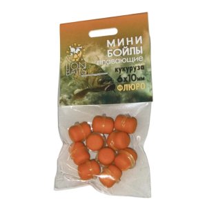 Мини бойлы плавающие Lion Baits ФЛЮРО на резинке 