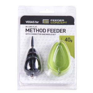 Кормушка фидер. FC Vegas Flat METHOD 40г и уплот. набор