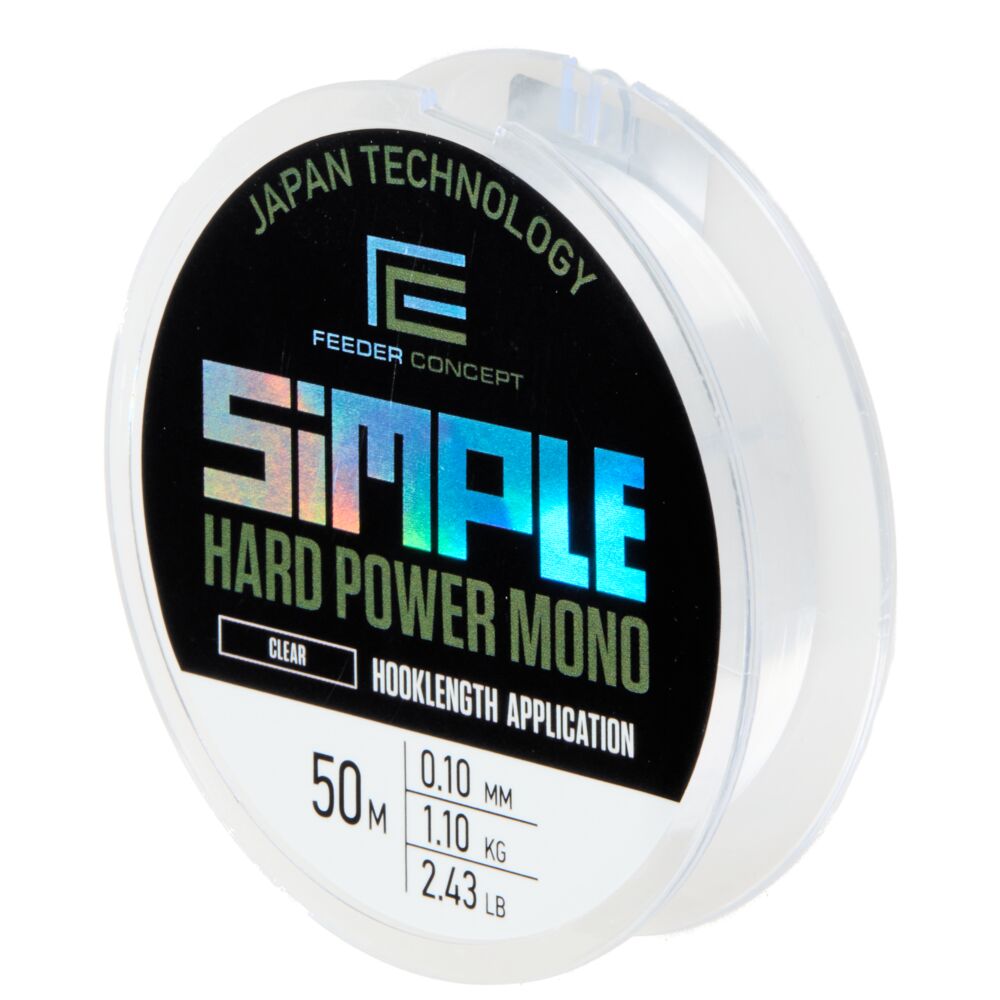 Леска моно. FC Simple HARD POWER MONO Clear 050/010