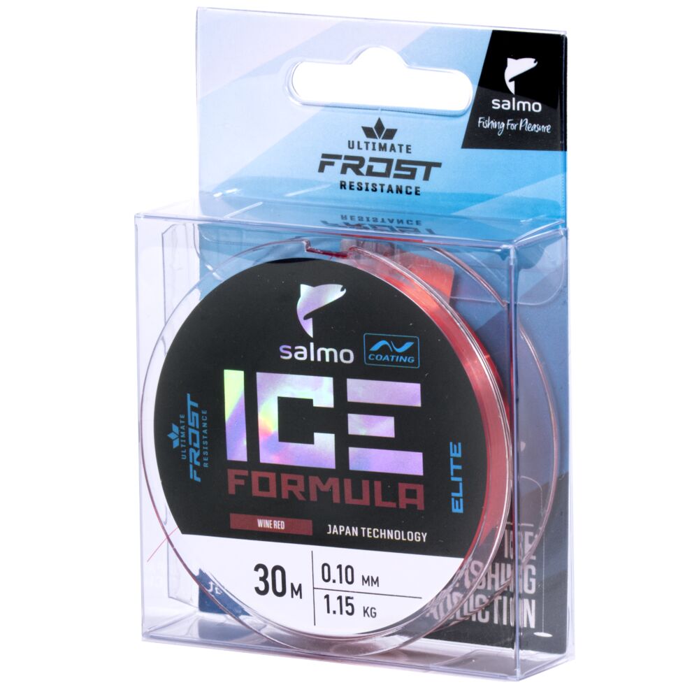 Леска моно. зим. Salmo Elite ICE FORMULA Wine red 030/010 Леска моно. зим. Salmo Elite ICE FORMULA Wine red 030/010