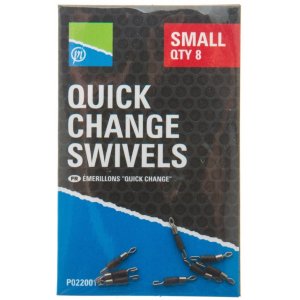 Стопоры рыболовные Preston Quick Change Swivel S (8шт)