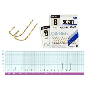 Одинарный крючок OWNER SODE LIGHT №10 (14шт)