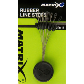 Стопоры силиконовые Matrix Rubber Line Stops Medium x 18