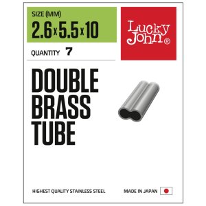 Трубочки обжимные LJ Pro Series DOUBLE LEADER SLEEVER 007,  длина 06мм 10шт.