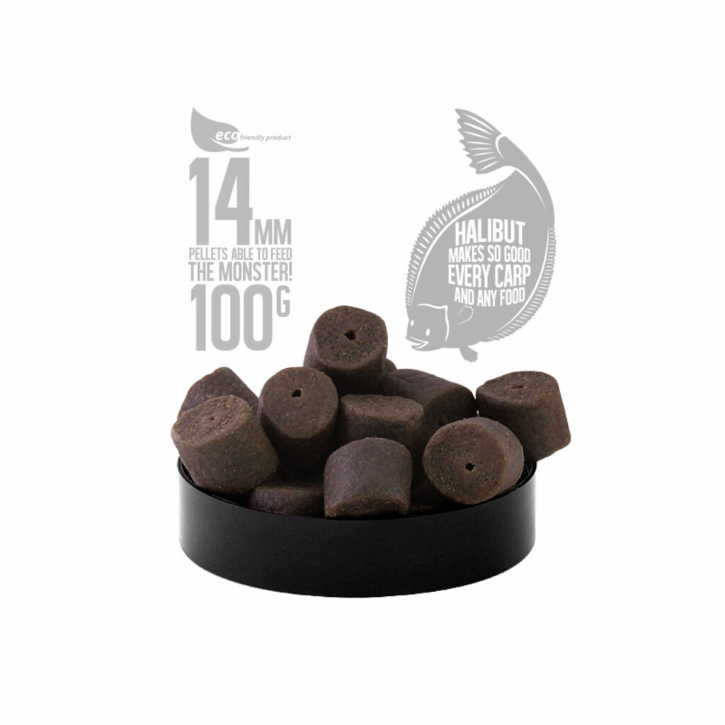 Пеллетс насадочный с отверстием FFEM Hookbaits Pellets Black Halibut 14 mm Пеллетс насадочный с отверстием FFEM Hookbaits Pellets Black Halibut 14 mm