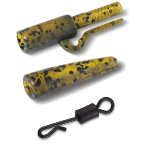 Клипса безопасная для груза (набор) ANACONDA Jungle Green QL Safety Lead Clip Kit 5pcs.