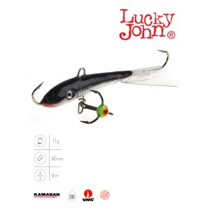 Балансир Lucky John FIN 4 + тр. 60мм/13H блистер