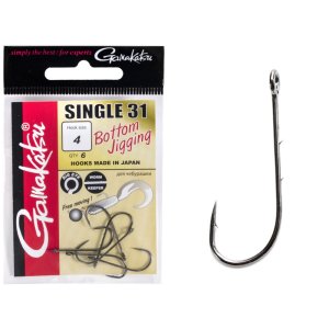 Крючки рыболовные Gamakatsu SINGLE 31 HOOKS BLACK 