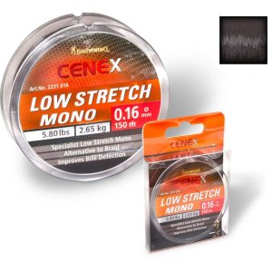 Леска моно Browning Cenex Low Stretch Mono 150m 4,85kg,10,70lbs black 0.22 mm