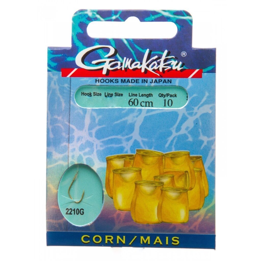 Крючки с поводком Gamakatsu BKG-2210G Corn 60см Крючки с поводком Gamakatsu BKG-2210G Corn 60см